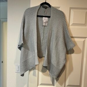 Wooden Ships Light Gray Women's Poncho